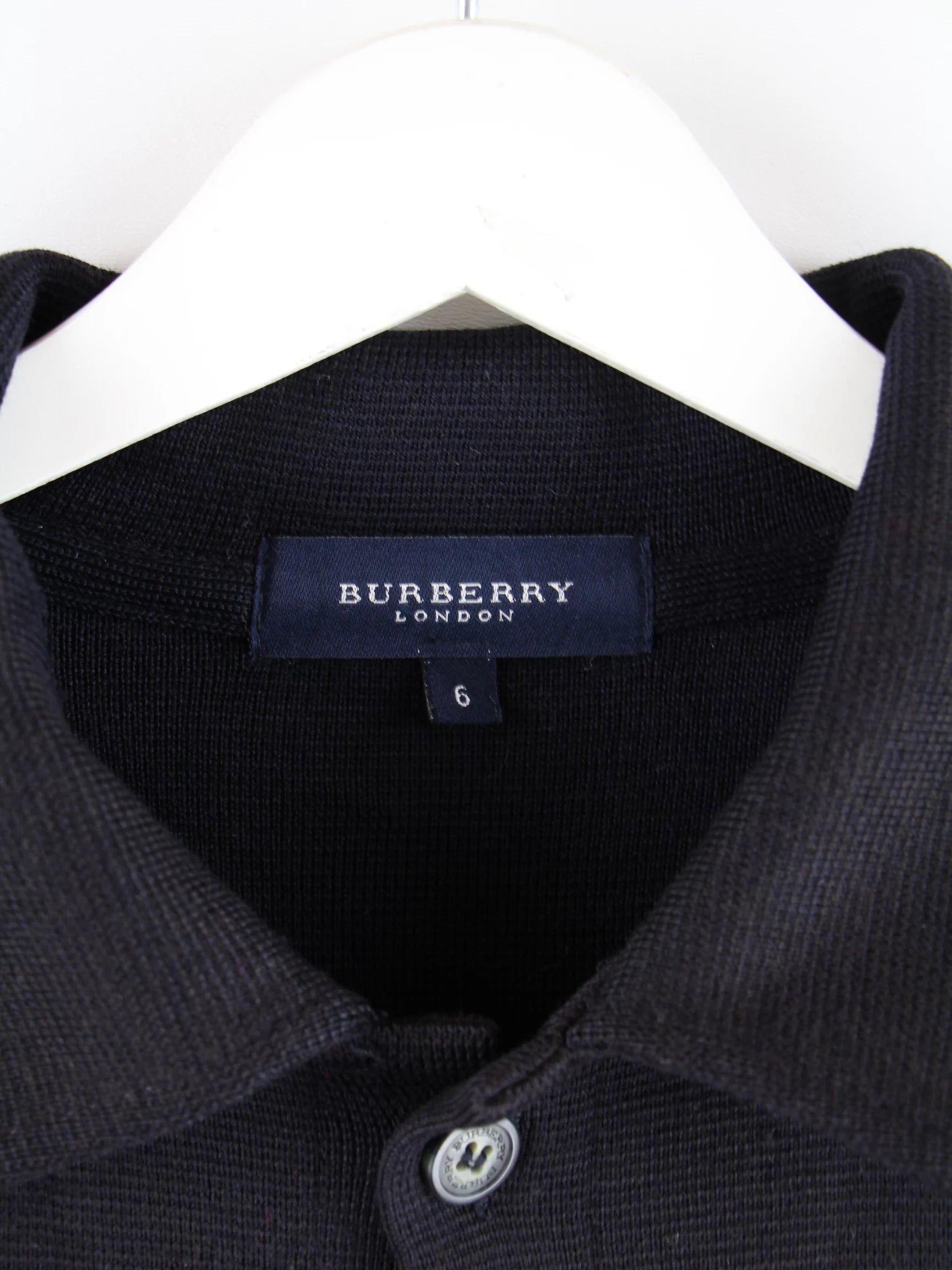 Burberry Strickjacke Schwarz L – Etikett