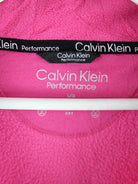Calvin Klein Fleece Pink L – Detailansicht Vorderseite