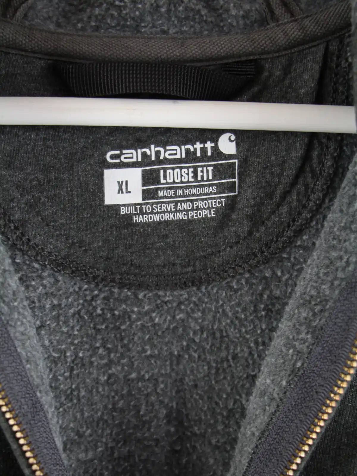 Carhartt Hoodie Grau XL – Etikett