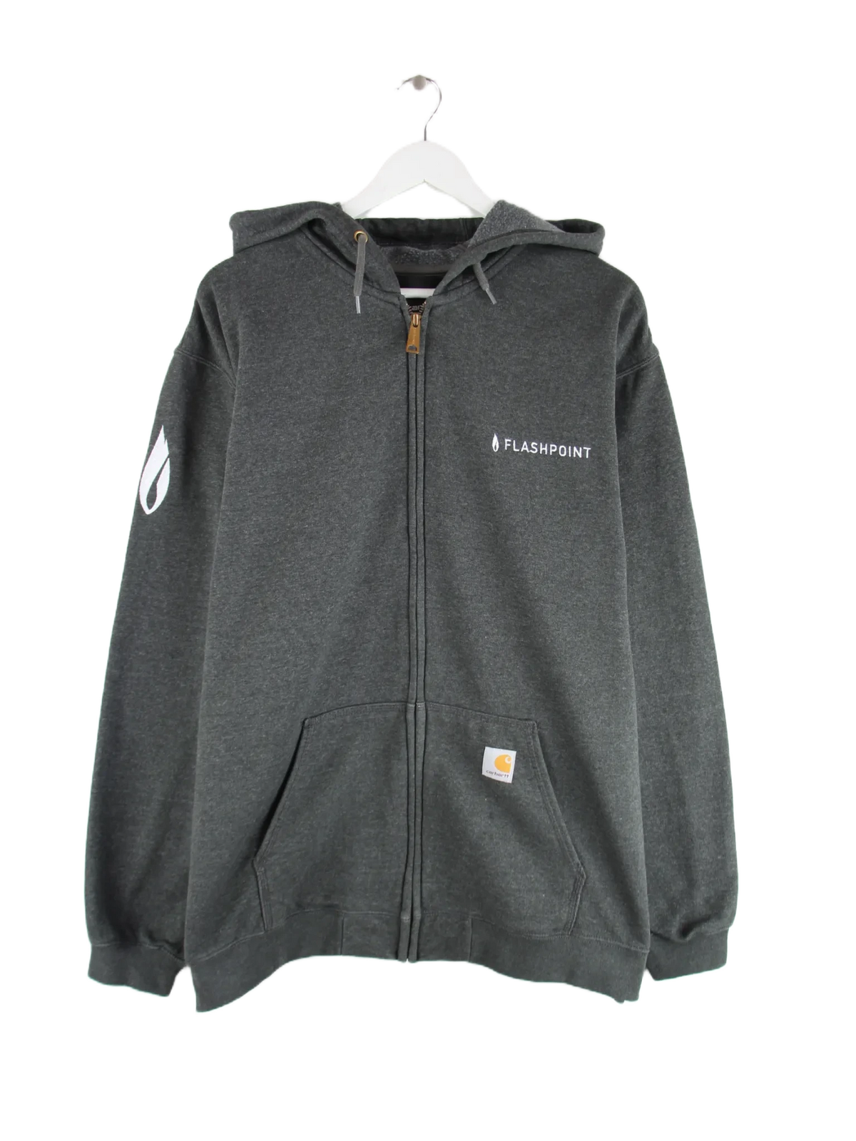 Carhartt Hoodie Grau XL – Vorderseite
