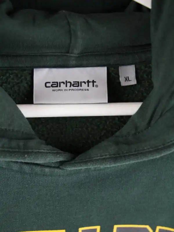Carhartt Hoodie Grün XL – Etikett