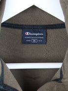 Champion Fleece Braun M – Etikett
