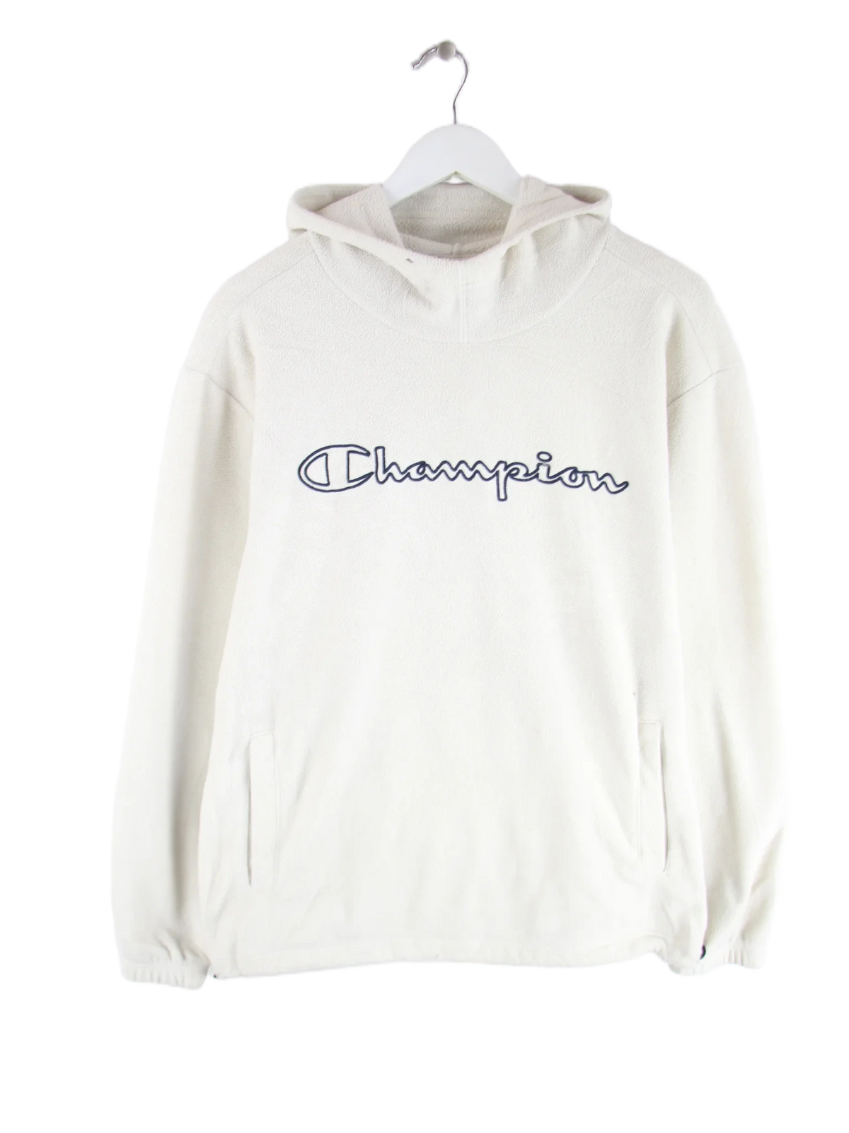 Champion Fleece Weiß S – Vorderseite