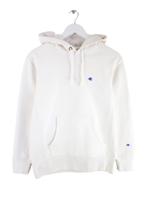 Champion Hoodie Weiß L – Vorderseite