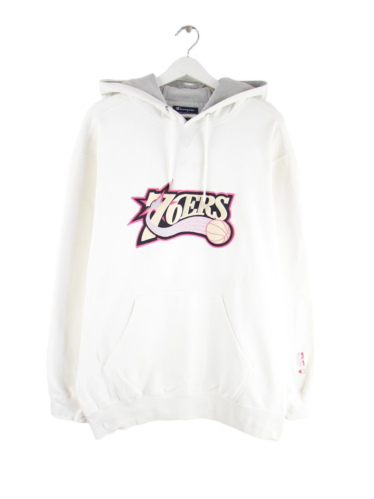 Champion Hoodie Weiß XL – Vorderseite
