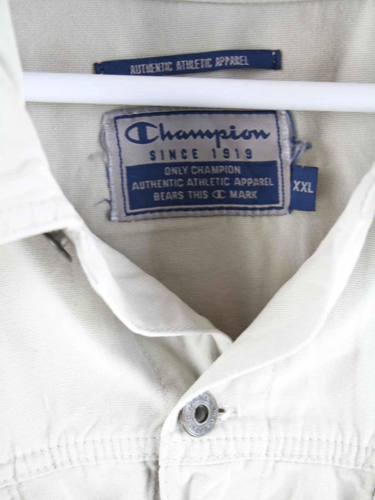 Champion Jacke Beige XXL – Etikett