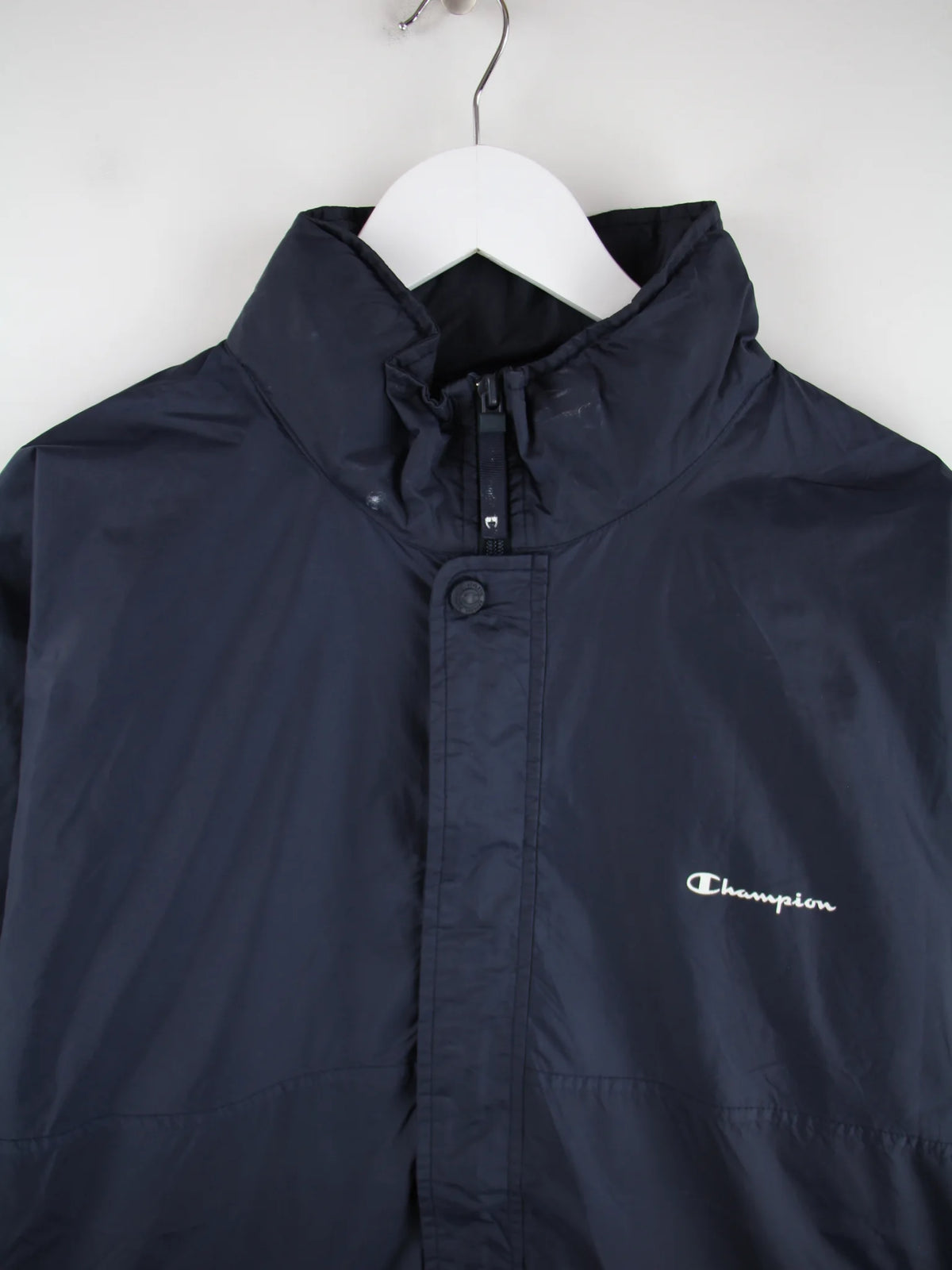 Champion Leichte Jacke Blau L – Detailansicht Vorderseite