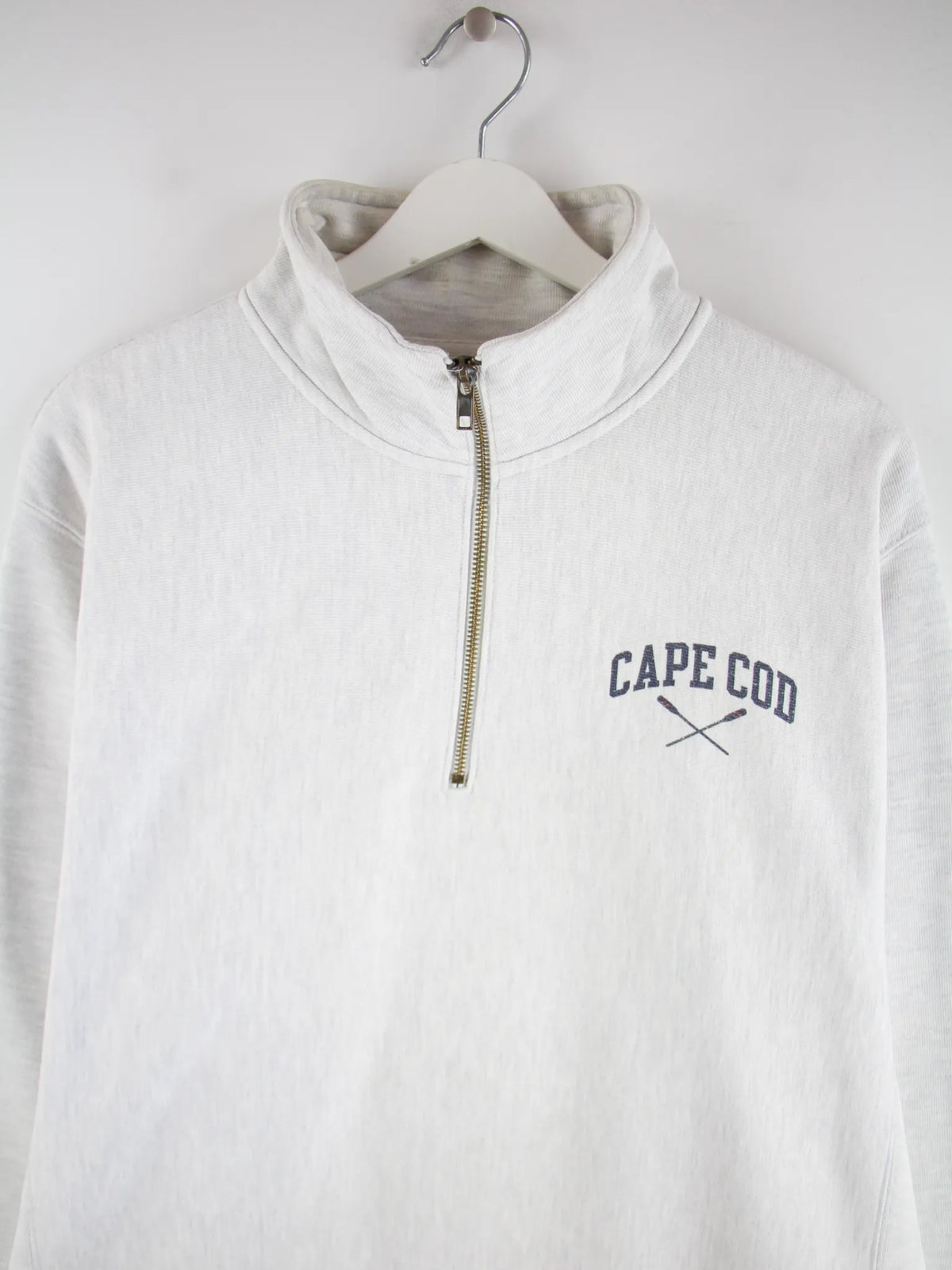 Champion Sweater Grau XL – Detailansicht Vorderseite