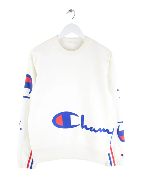 Champion Sweater Weiß L – Vorderseite