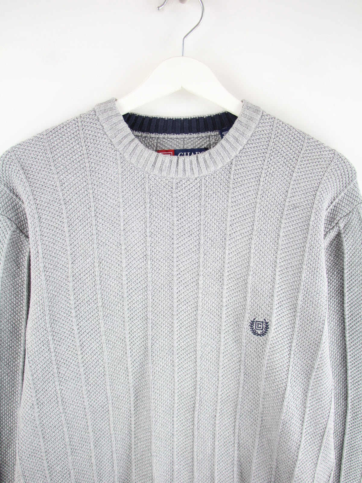 Chaps by Ralph Lauren Pullover Grau XL – Detailansicht Vorderseite