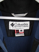Columbia Fleece Blau L – Etikett