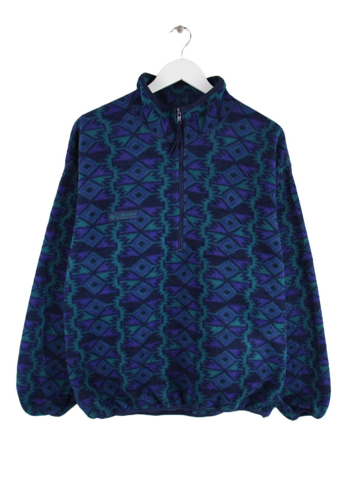 Columbia Leichte Jacke Blau L – Vorderseite