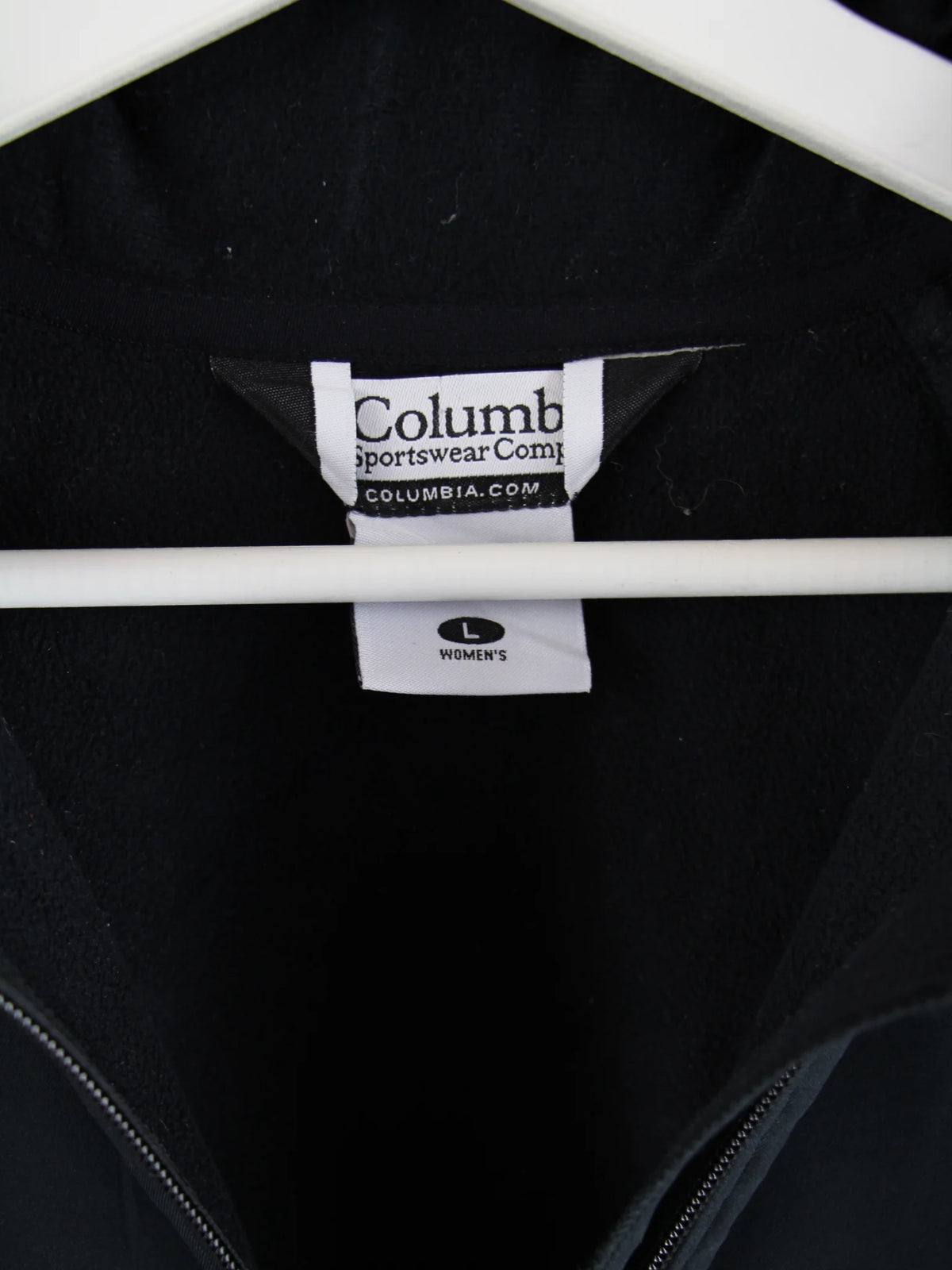 Columbia Leichte Jacke Schwarz L – Etikett