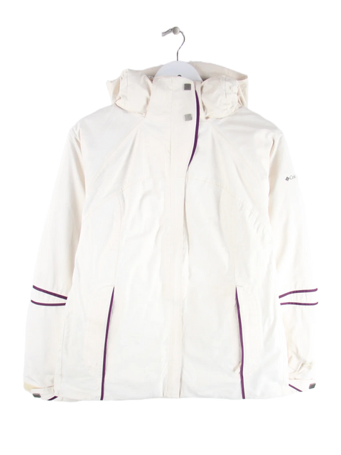 Columbia Leichte Jacke Weiß M – Vorderseite