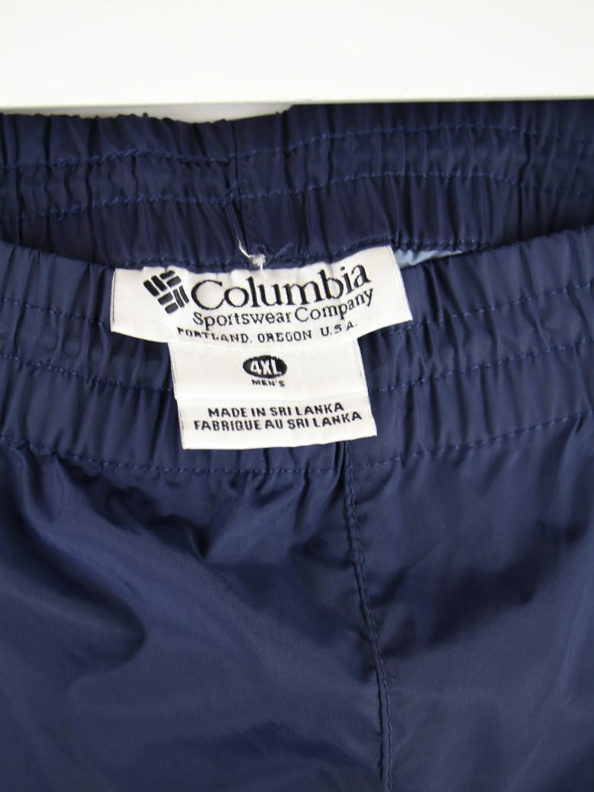 Columbia Track Pants Blau 4XL – Etikett