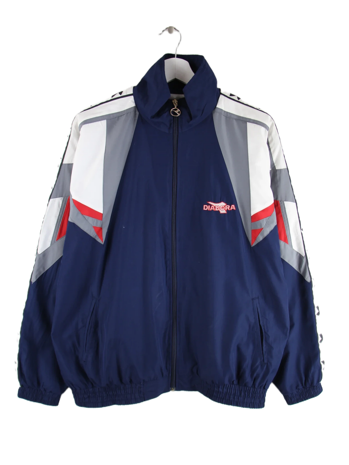 Diadora Trainingsjacke Blau M – Vorderseite