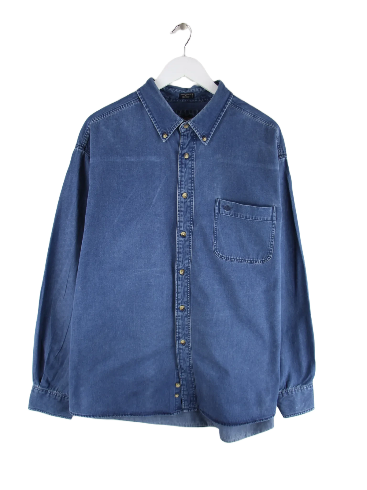 Dockers Freizeit Hemd Blau XL – Vorderseite