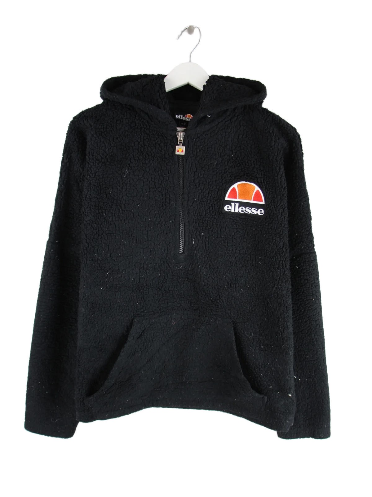 Ellesse Fleece Schwarz M – Vorderseite