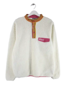 Fila Fleece Weiß M – Vorderseite