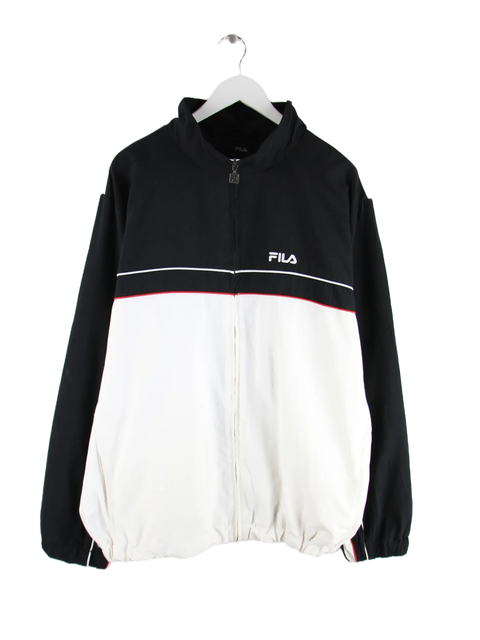 Fila Trainingsjacke Weiß XXL – Vorderseite