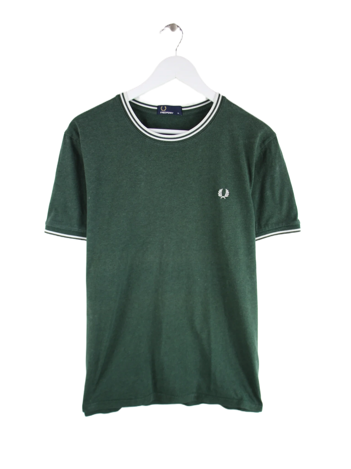 Fred Perry T-Shirt Grün XL – Vorderseite