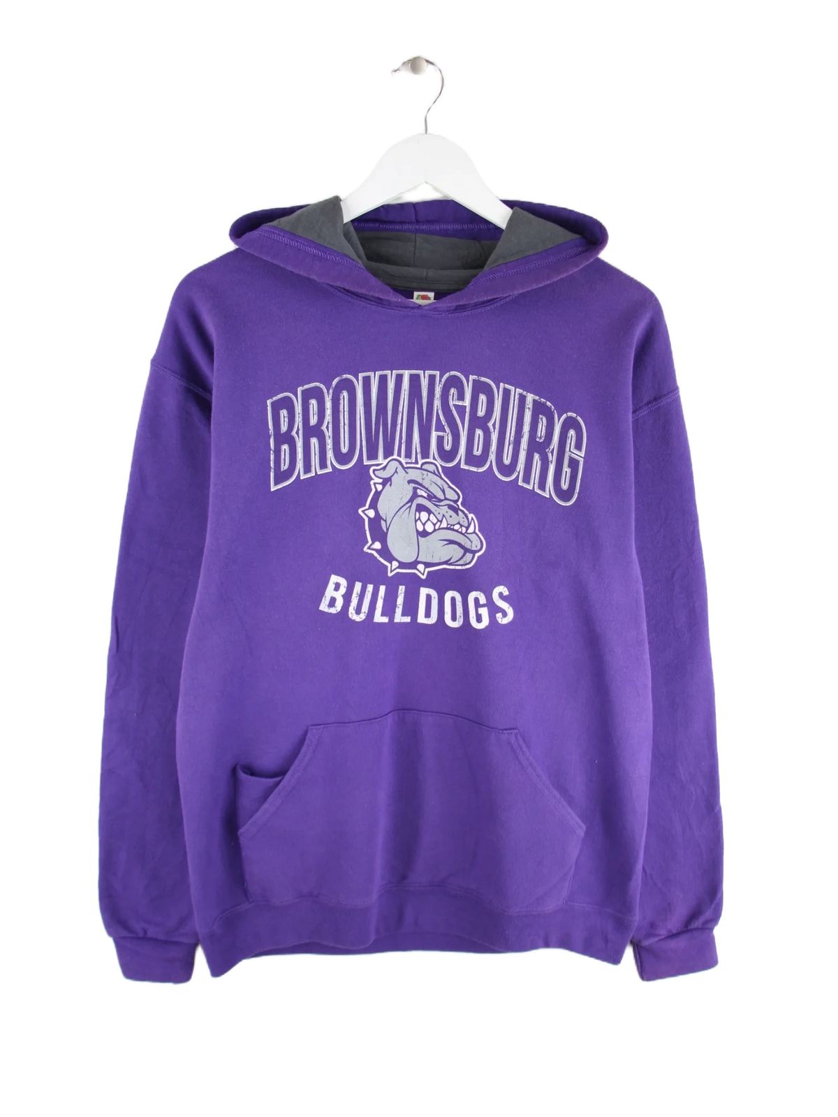 Fruit of the Loom Hoodie Lila M – Vorderseite