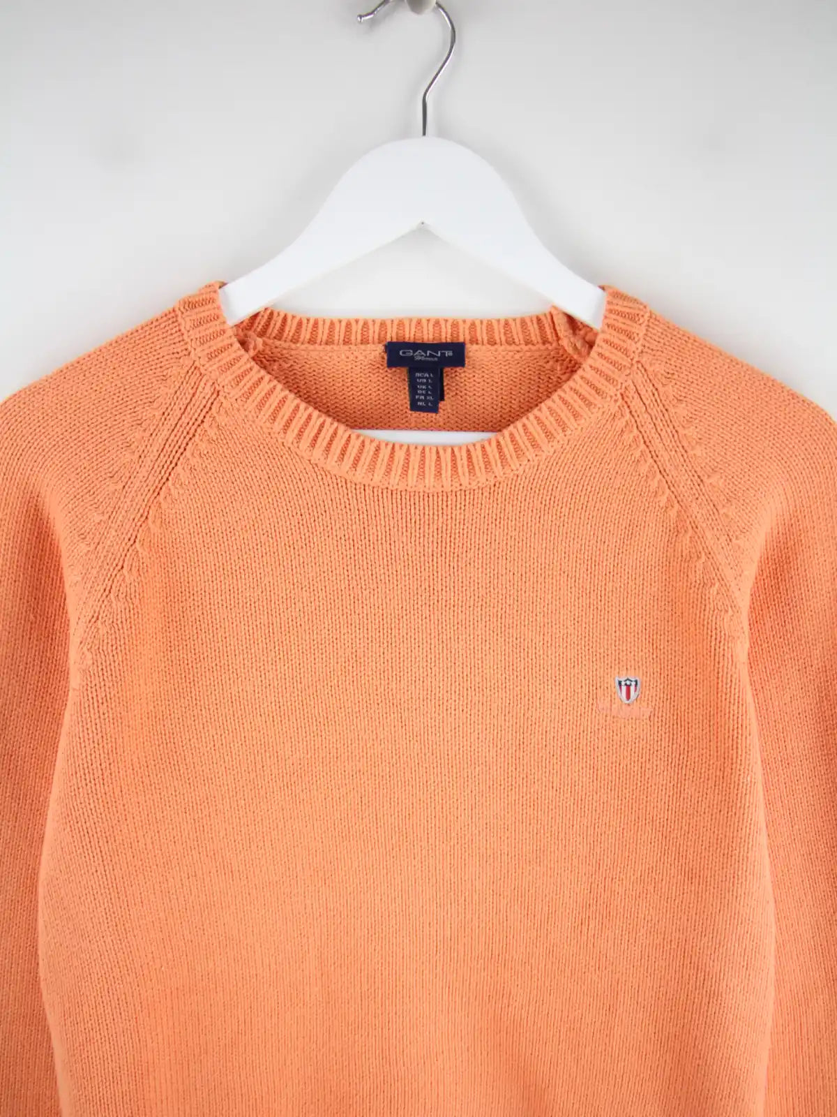 Gant Pullover Orange L – Detailansicht Vorderseite