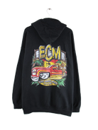 Gildan Hoodie Schwarz 4XL – Rückseite