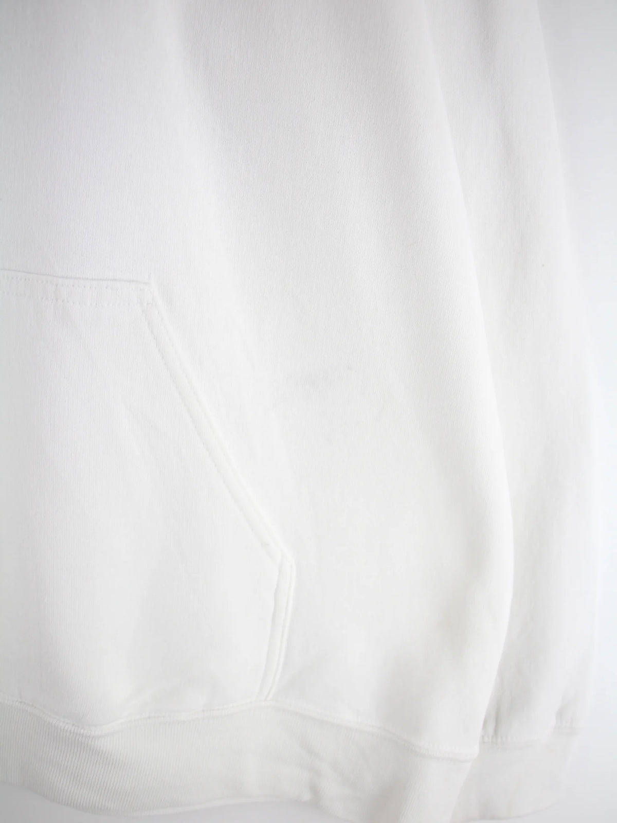 Gildan Hoodie Weiß L – Etikett