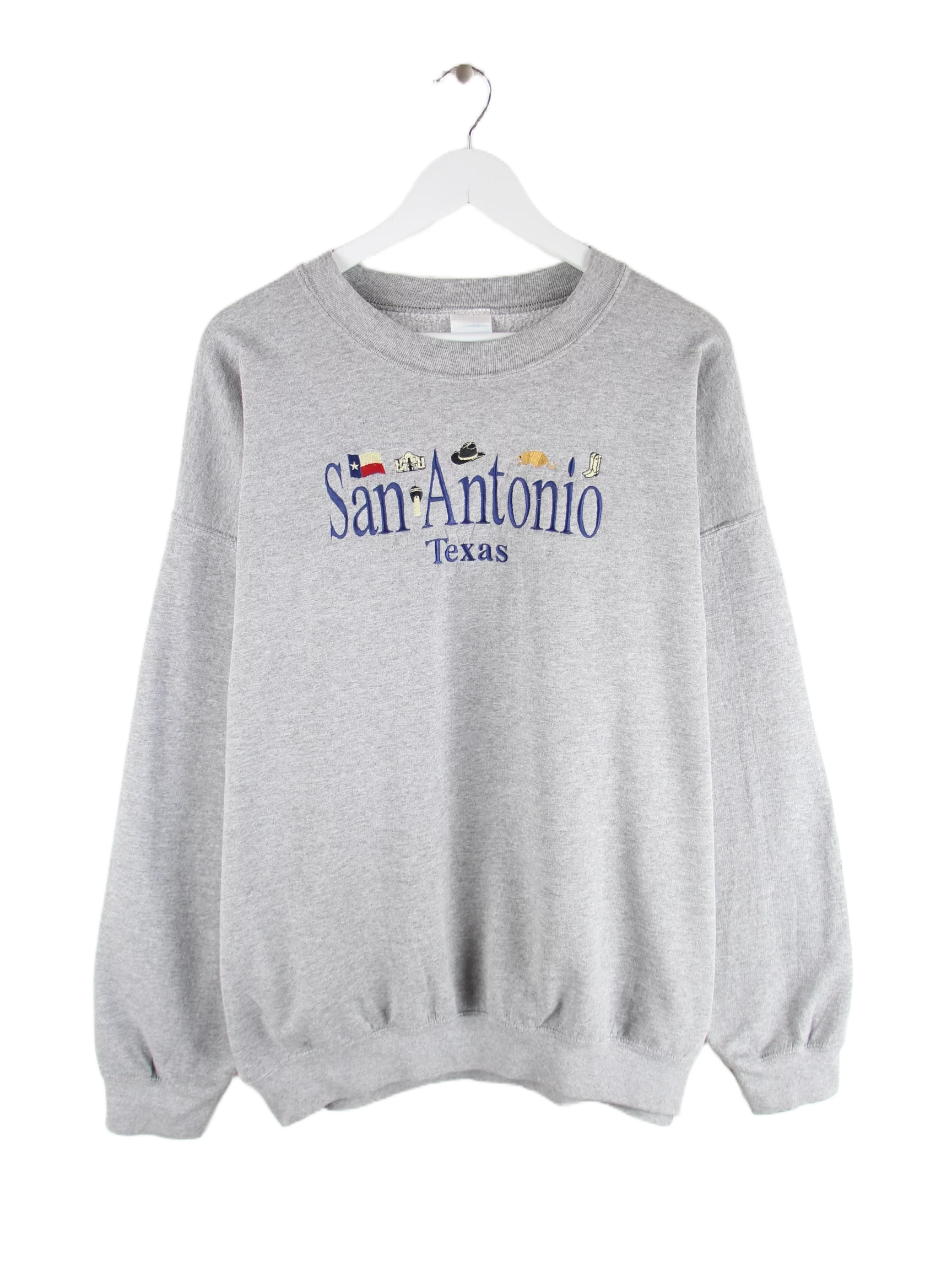 Gildan Sweater Grau XL – Vorderseite