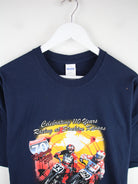 Gildan T-Shirt Blau XXL – Detailansicht Vorderseite