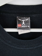 Hanes T-Shirt Schwarz XXL – Etikett