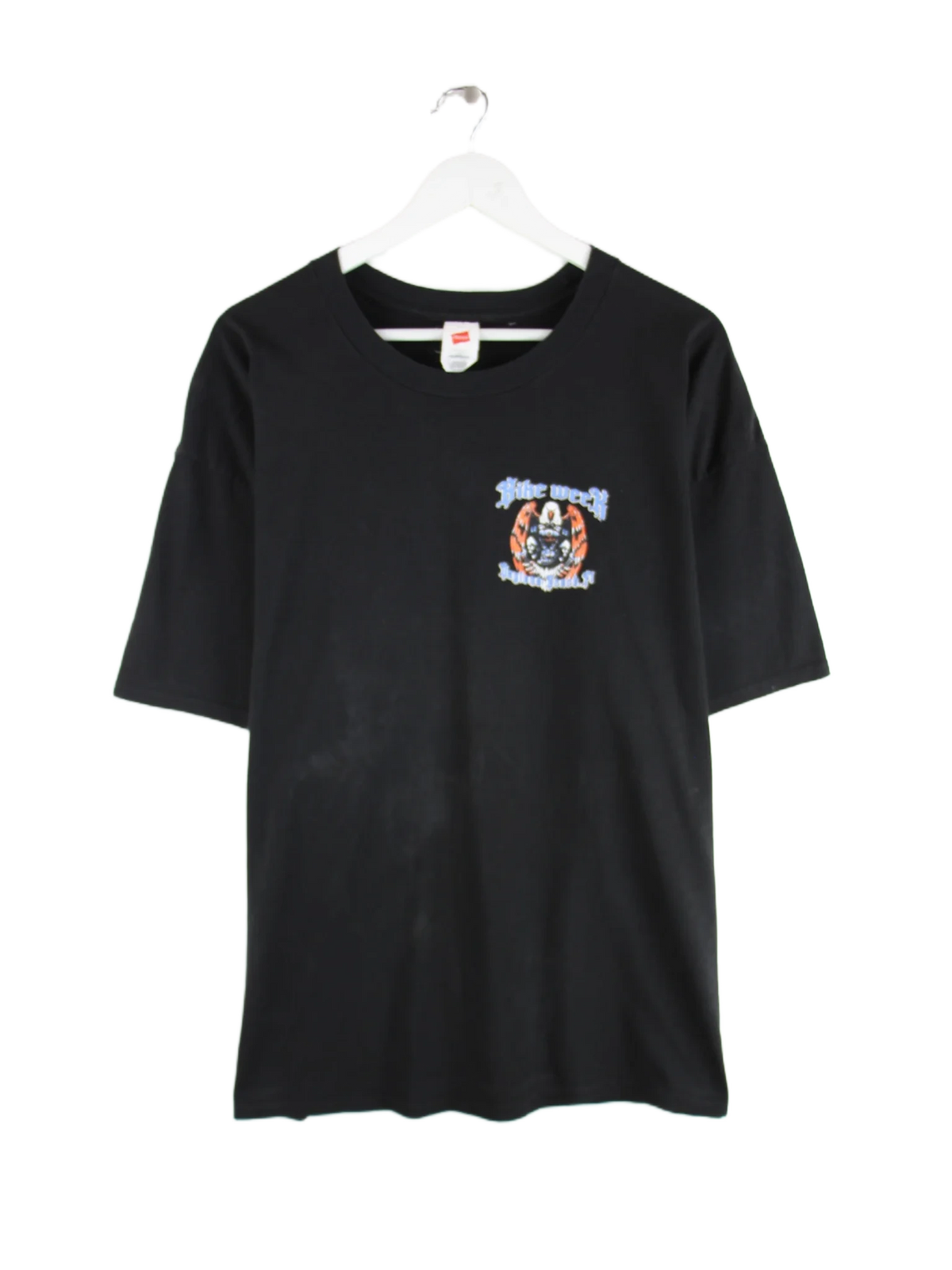 Hanes T-Shirt Schwarz XXL – Vorderseite