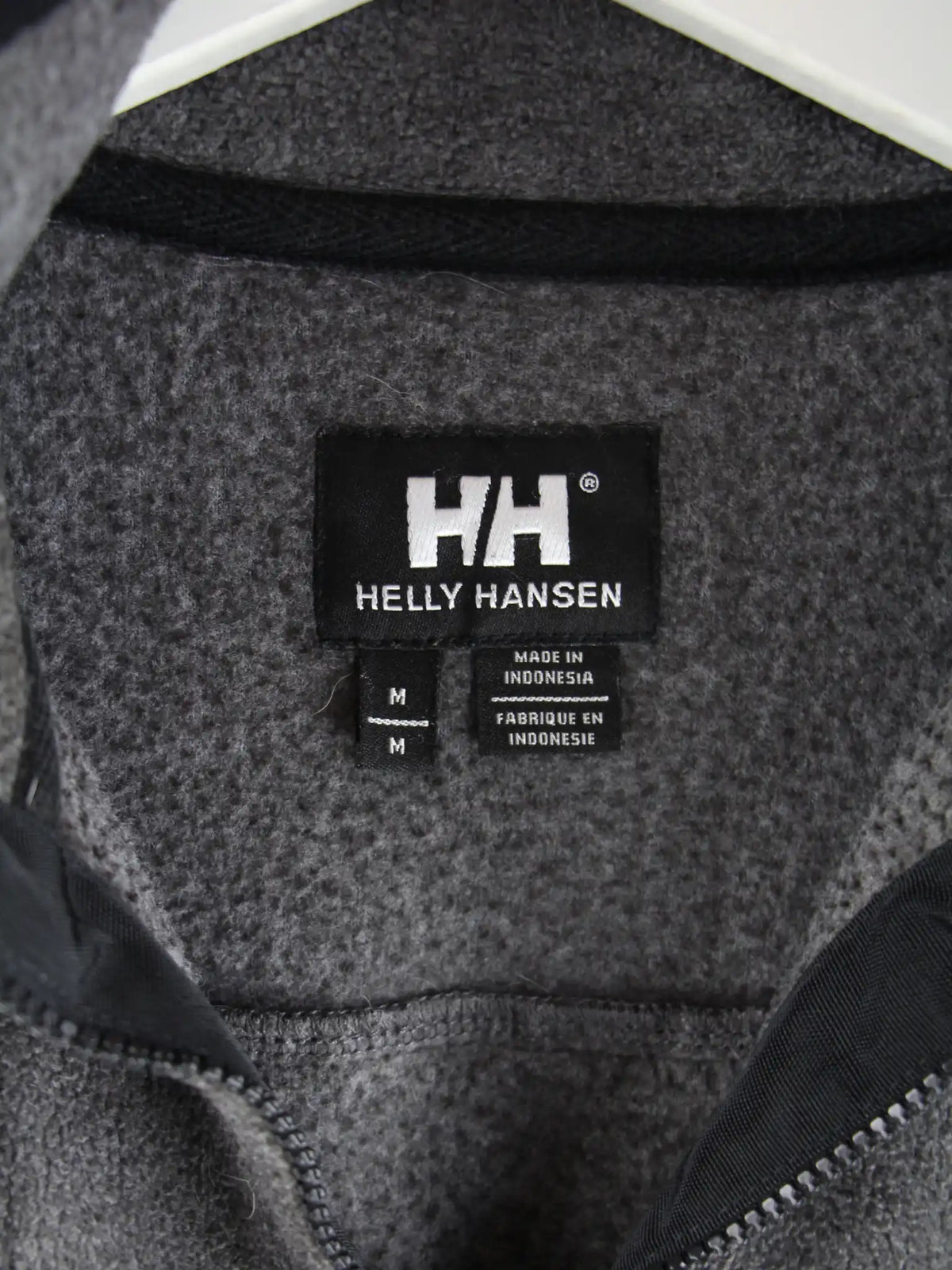 Helly Hansen Fleece Grau M – Etikett
