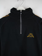Kappa Sweater Schwarz XXL – Detailansicht Vorderseite