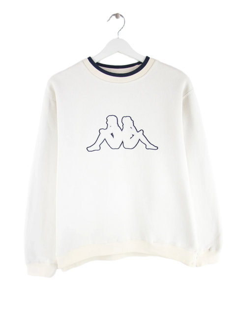 Kappa Sweater Weiß M – Vorderseite