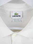 Lacoste Polo Weiß L – Etikett