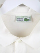 Lacoste Polo Weiß L – Etikett