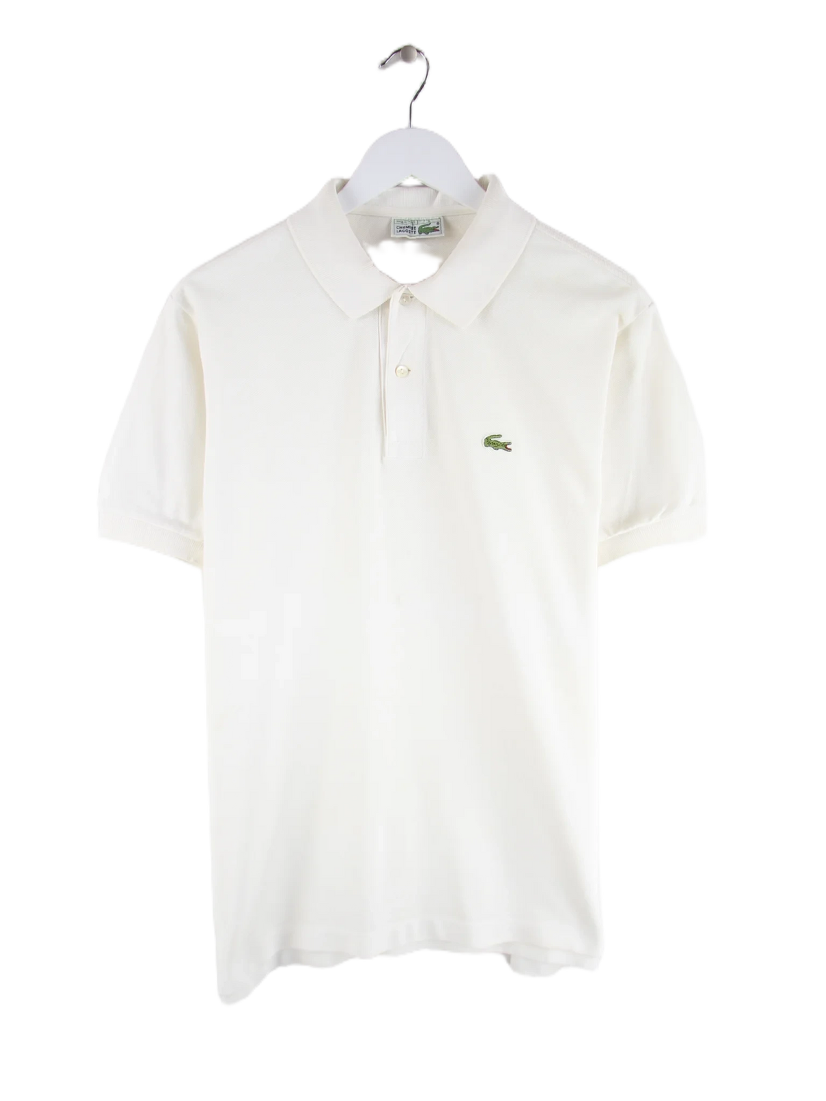 Lacoste Polo Weiß L – Vorderseite