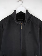 Le Coq Sportif Sweatjacke Schwarz L – Detailansicht Vorderseite