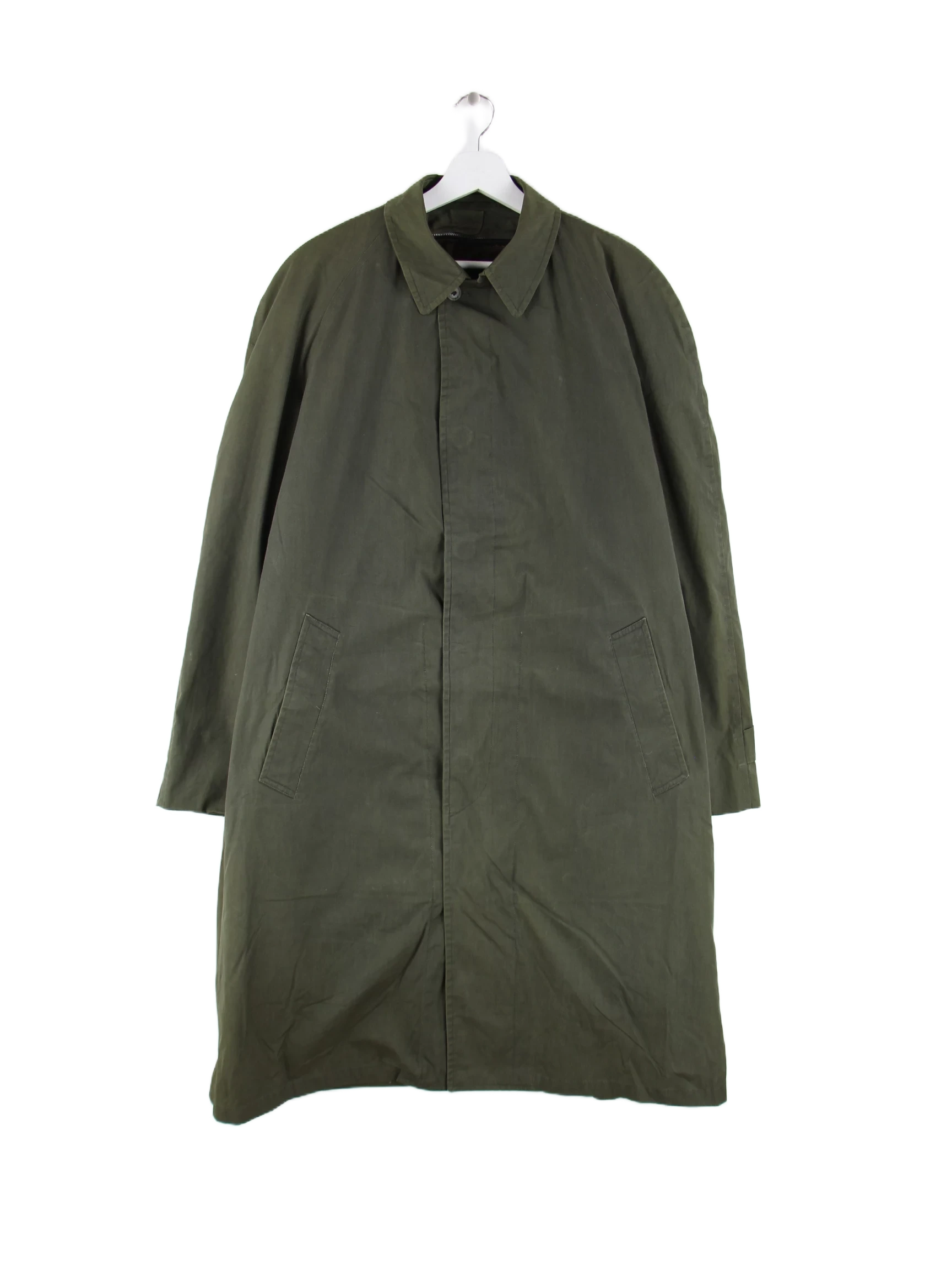 London Fog Mantel Olive XL – Vorderseite