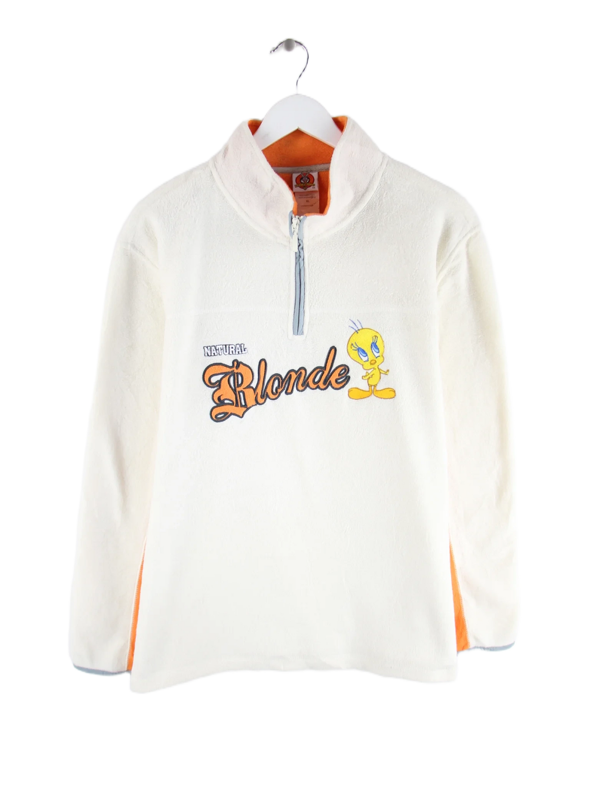 Looney Tunes Fleece Weiß XL – Vorderseite