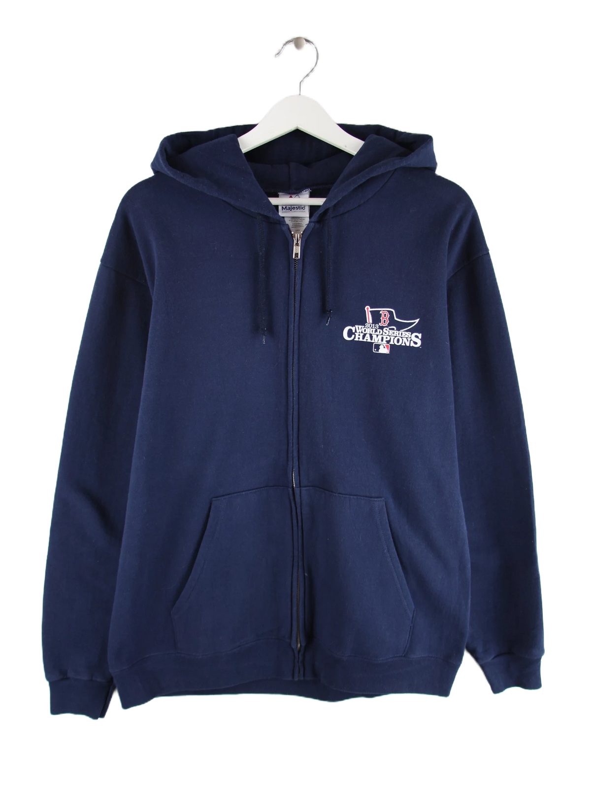 Majestic Hoodie Blau L – Vorderseite