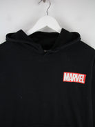 Marvel Hoodie Schwarz L – Detailansicht Vorderseite
