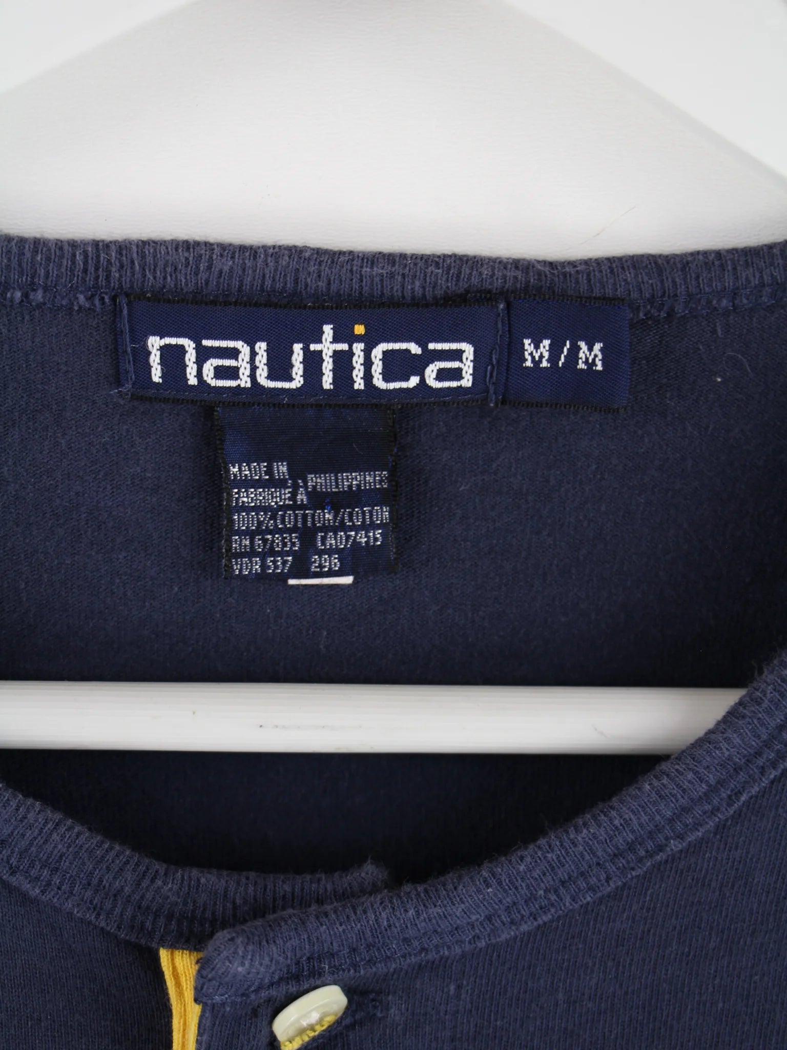 Nautica T-Shirt Blau M – Etikett