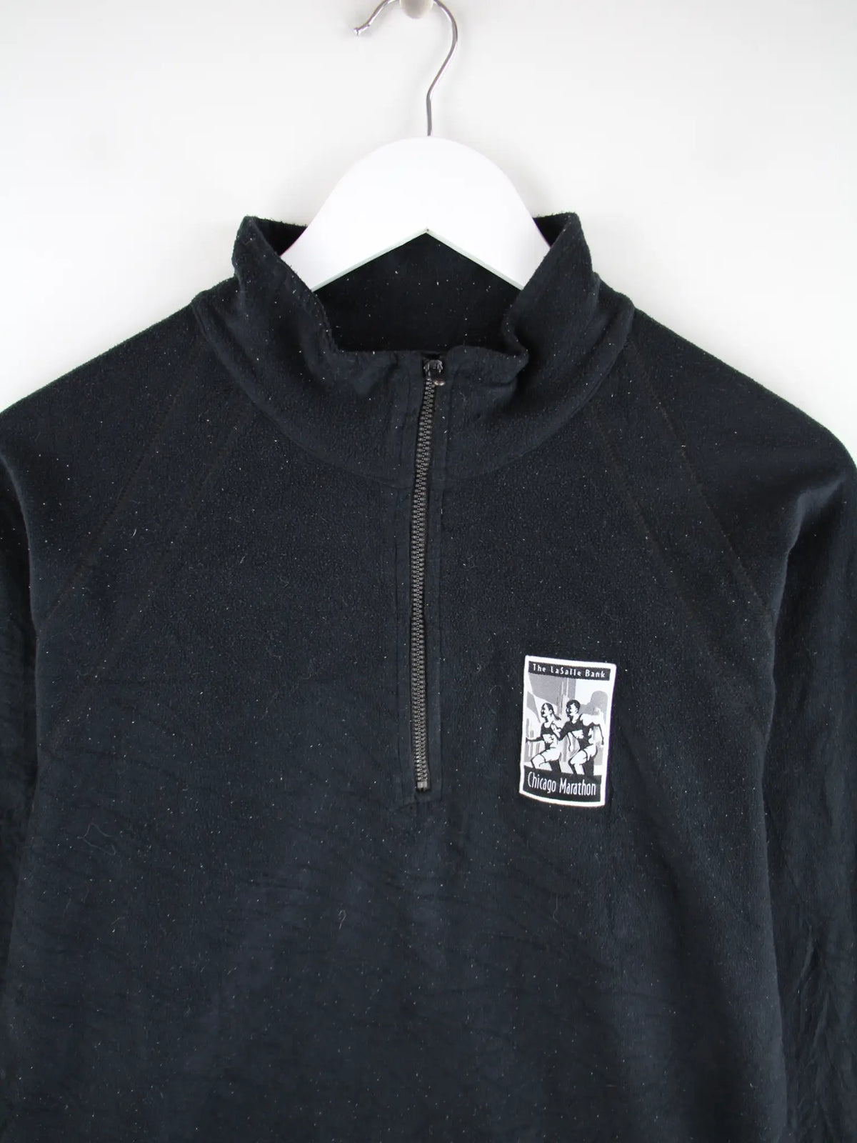 New Balance Fleece Schwarz M – Detailansicht Vorderseite