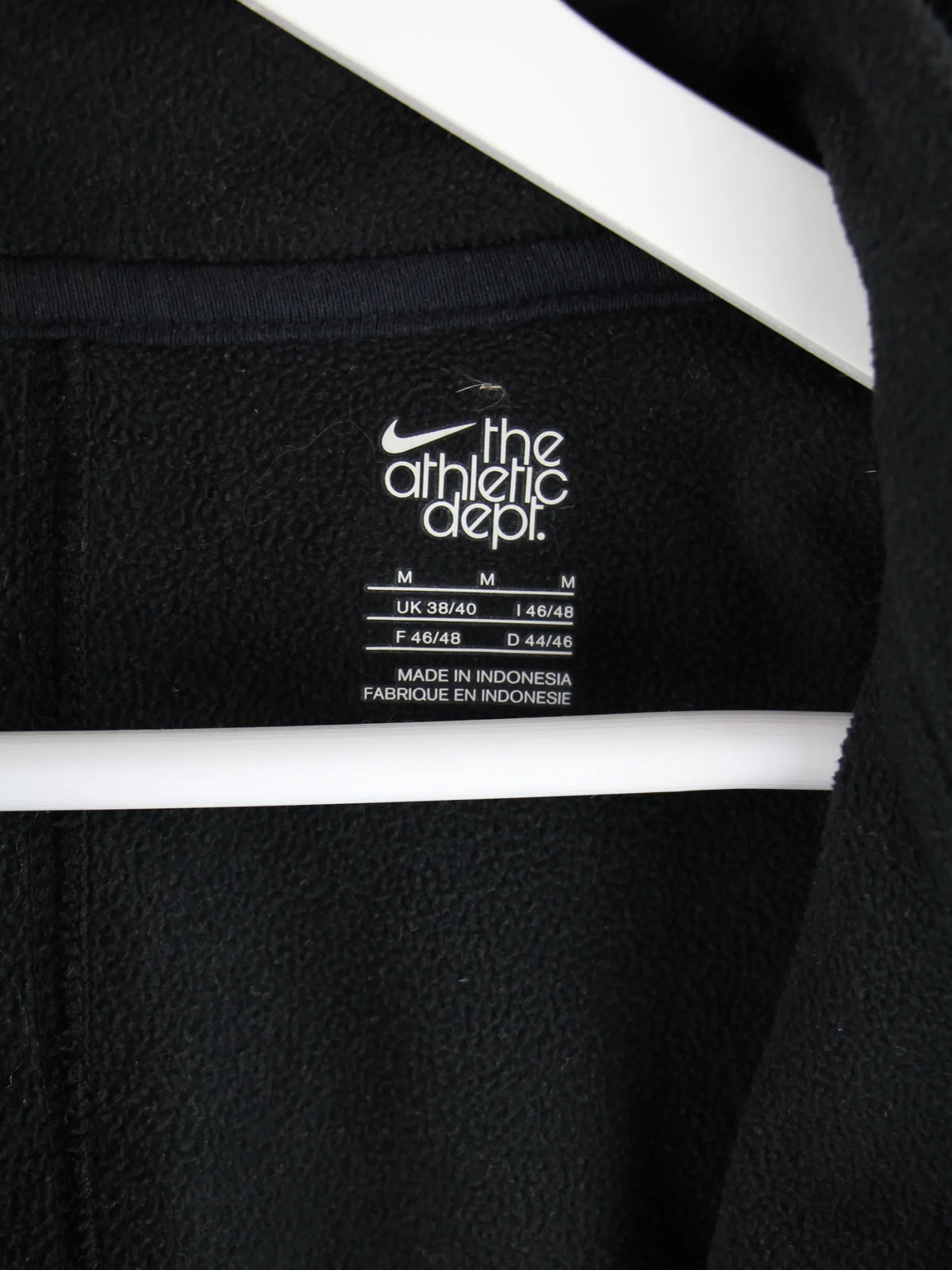 Nike Fleece Schwarz M – Etikett