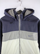 Nike Jacke Blau L – Detailansicht Vorderseite