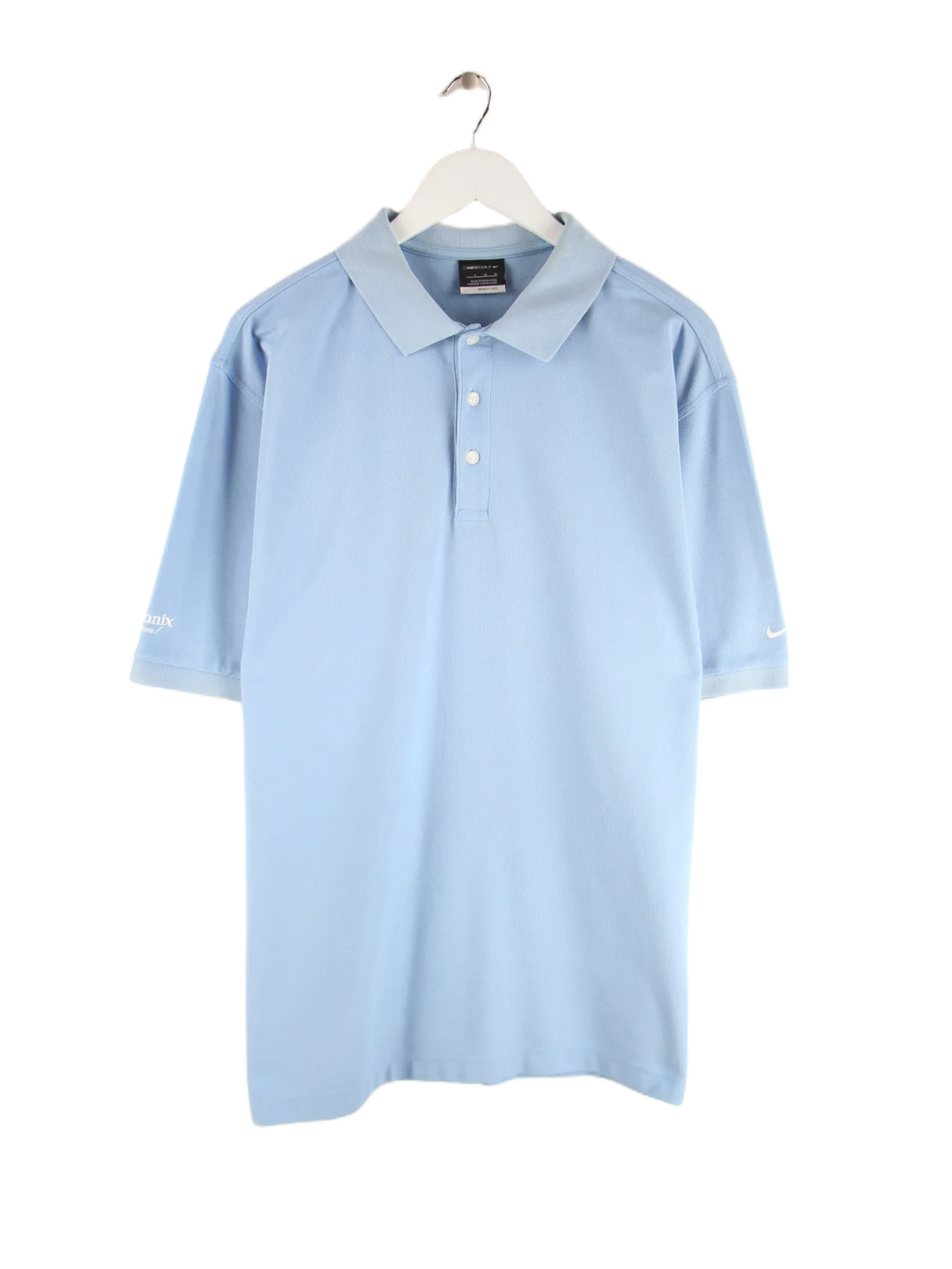 Nike Polo Blau L – Vorderseite