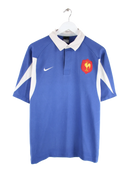Nike Polo Blau L – Vorderseite